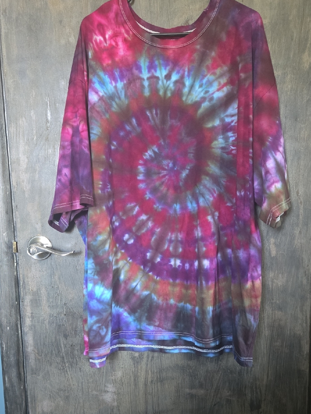 Old Navy Pink Tie-Dye Graphic Tee